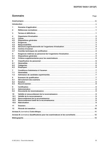 ISO 18436-1:2012 - Surveillance et diagnostic d'état des machines -- Exigences relatives a la qualification et a l'évaluation du personnel
