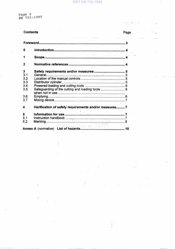 EN 703:1995 EN 703:1996 - Page 4 preview