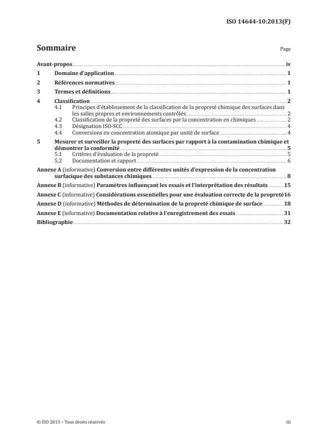ISO 14644-10:2013 - Salles propres et environnements maîtrisés apparentés