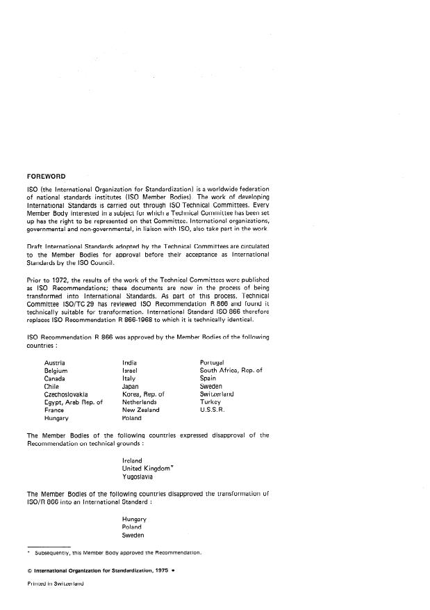 ISO 866:1975 ISO 866:1975 - Centre drills for centre holes without protecting chamfers -- Type A - Page 2 preview