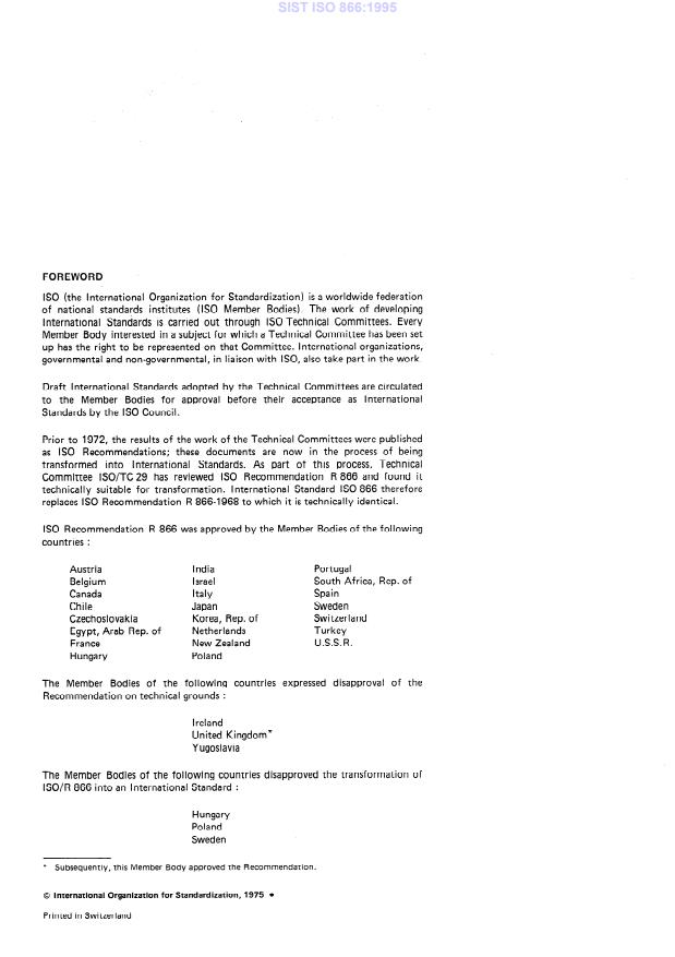 ISO 866:1975 ISO 866:1995 - Page 4 preview