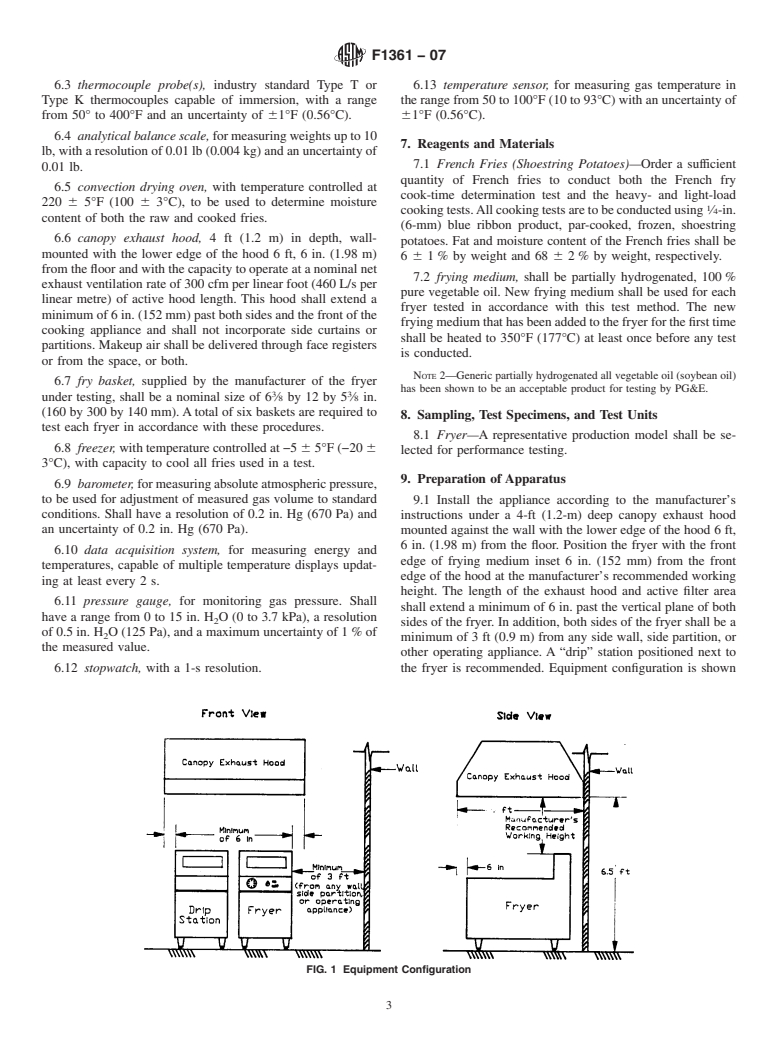 ASTM F1361-07 - Standard Test Method for Performance of Open Deep Fat Fryers