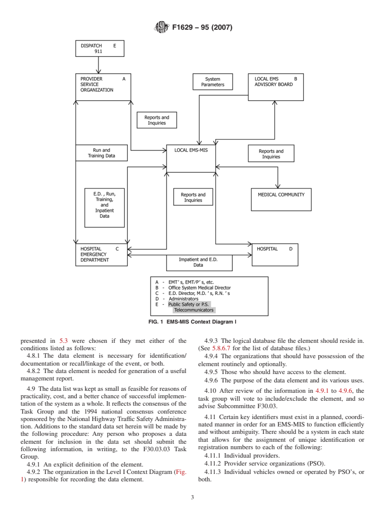 ASTM F1629-95(2007) - Standard Guide for Establishing Operating Emergency Medical Services and Management Information Systems, or Both (Withdrawn 2015)