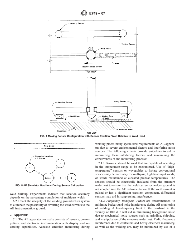 ASTM E749-07 - Standard Practice for Acoustic Emission Monitoring During Continuous Welding