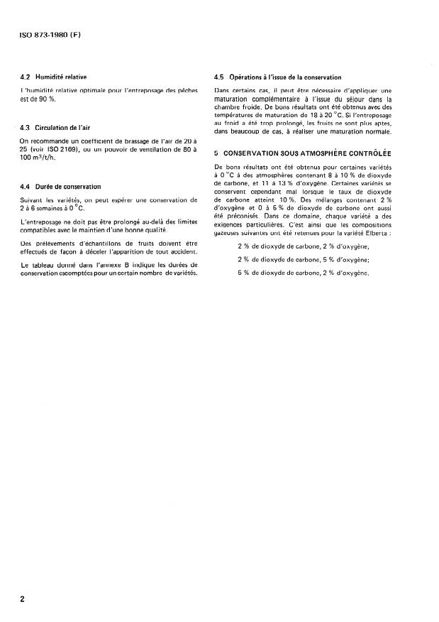 ISO 873:1980 ISO 873:1980 - Peches -- Guide pour l'entreposage réfrigéré - Page 4 preview