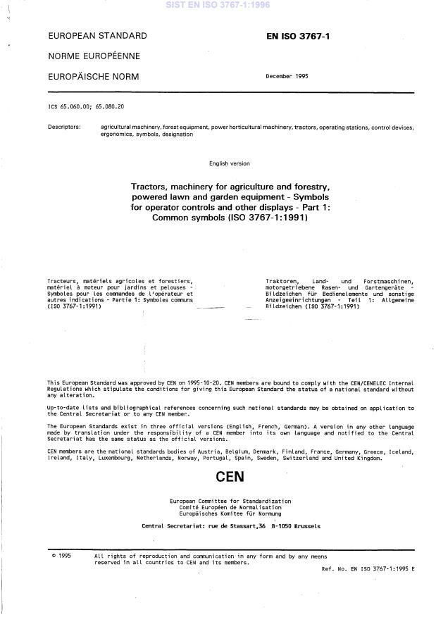 EN ISO 3767-1:1996