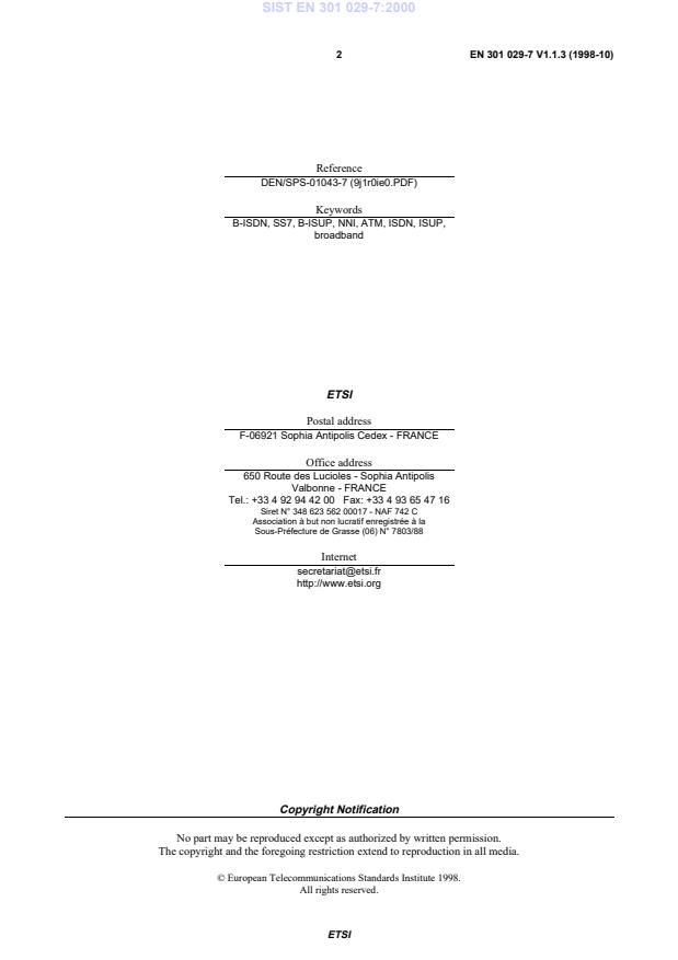SIST EN 301 029-7:2000 SIST EN 301 029-7:2000 - Page 4 preview