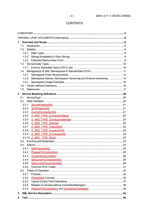 ISO/IEC 29341-4-11:2008 ISO/IEC 29341-4-11:2008 - Information technology -- UPnP Device Architecture - Page 4 preview