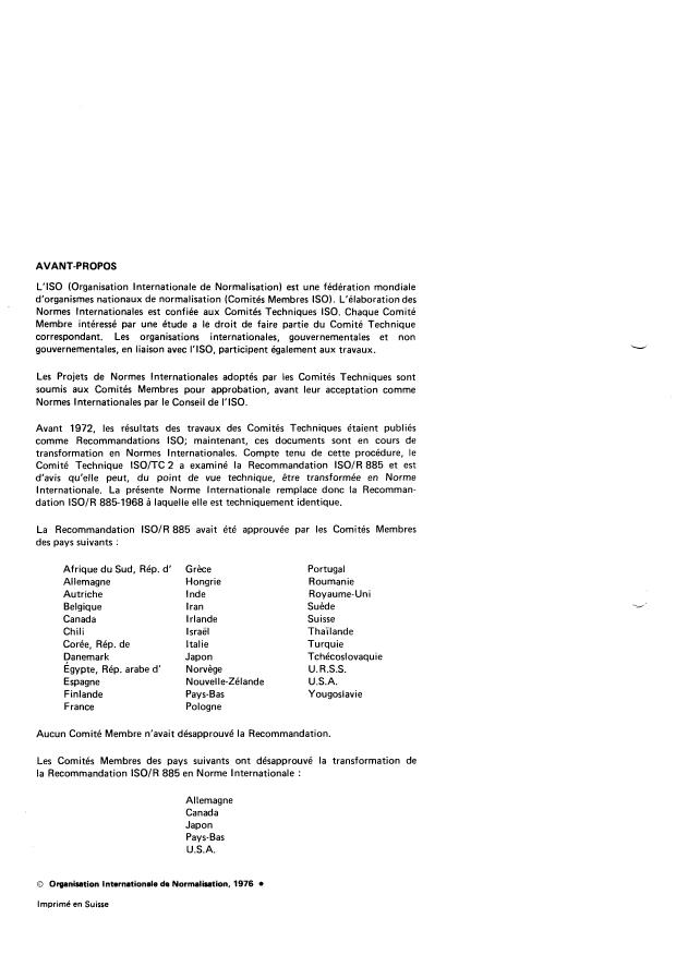ISO 885:1976 ISO 885:1976 - Boulons et vis d'application générale -- Série métrique -- Rayon d'arrondi sous tete - Page 2 preview