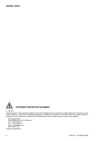 ISO 14708-1:2014 ISO 14708-1:2014 - Implants for surgery -- Active implantable medical devices - Page 2 preview