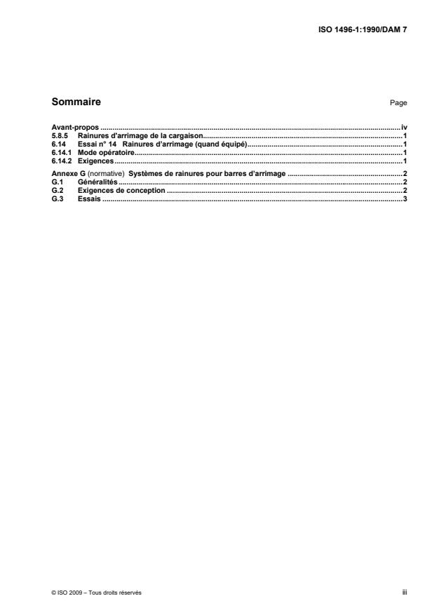 ISO 1496-1:1990/DAmd 7