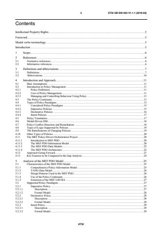 ETSI GR ENI 003 V1.1.1 (2018-05) - Experiential Networked Intelligence (ENI); Context-Aware Policy Management Gap Analysis