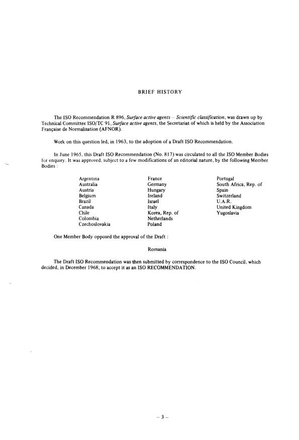 ISO/R 896:1968 - Withdrawal of ISO/R 896-1968