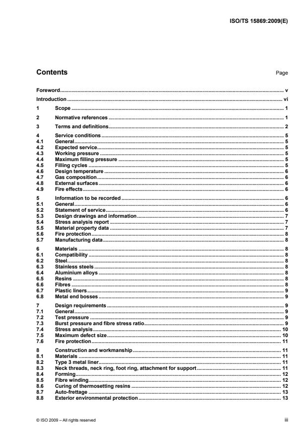 ISO/TS 15869:2009 - Gaseous hydrogen and hydrogen blends -- Land vehicle fuel tanks
