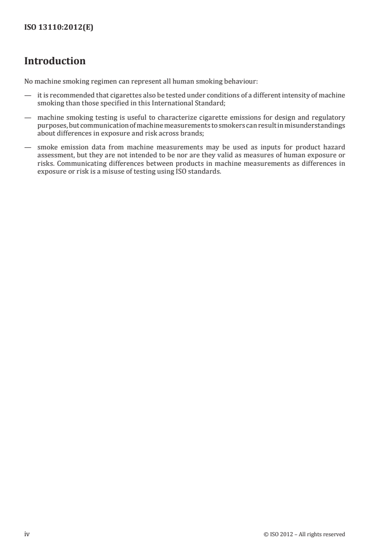 ISO 13110:2012 ISO 13110:2012 - Cigarettes — Determination of menthol in smoke condensates — Gas-chromatographic method
Released:10/15/2012 - Page 4 preview