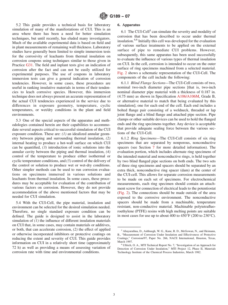 ASTM G189-07 - Standard Guide for Laboratory Simulation of Corrosion Under Insulation