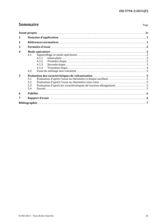 ISO 5794-3:2011 - Ingrédients de mélange du caoutchouc -- Silices hydratées précipitées