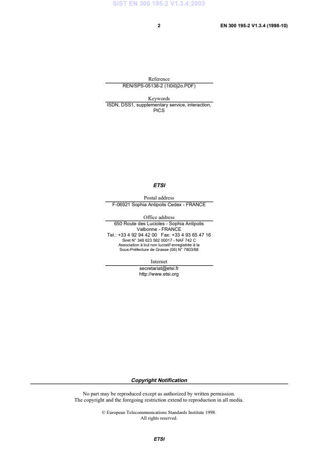 SIST EN 300 195-2 V1.3.4:2003 SIST EN 300 195-2 V1.3.4:2003 - Page 4 preview