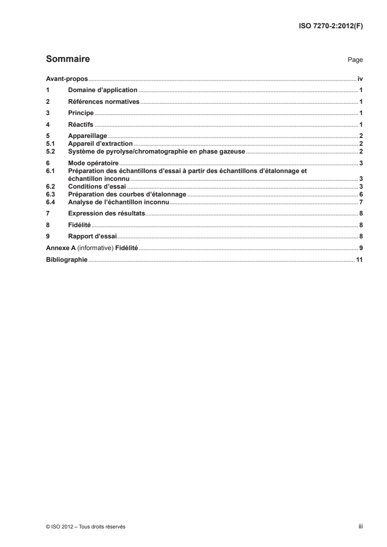 ISO 7270-2:2012 ISO 7270-2:2012 - Caoutchouc — Méthodes d'analyse par pyrolyse et chromatographie en phase gazeuse — Partie 2: Détermination du rapport styrène/butadiène/isoprène
Released:9/13/2012