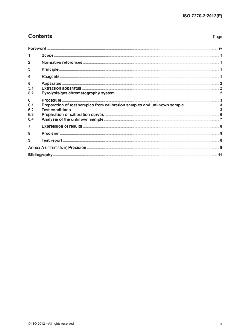 ISO 7270-2:2012 ISO 7270-2:2012 - Rubber — Analysis by pyrolytic gas-chromatographic methods — Part 2: Determination of styrene/butadiene/isoprene ratio
Released:9/13/2012