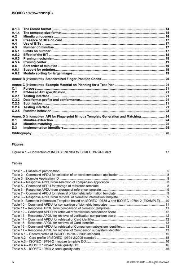 ISO/IEC 19795-7:2011 ISO/IEC 19795-7:2011 - Information technology -- Biometric performance testing and reporting - Page 4 preview