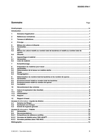 ISO 8784-1:2014 - Pâtes, papiers et cartons -- Analyse microbienne