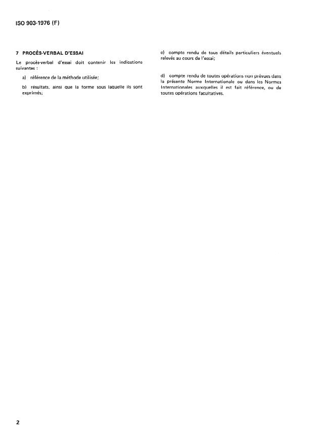 ISO 903:1976 ISO 903:1976 - Oxyde d'aluminium principalement utilisé pour la production de l'aluminium -- Détermination de la densité apparente - Page 4 preview