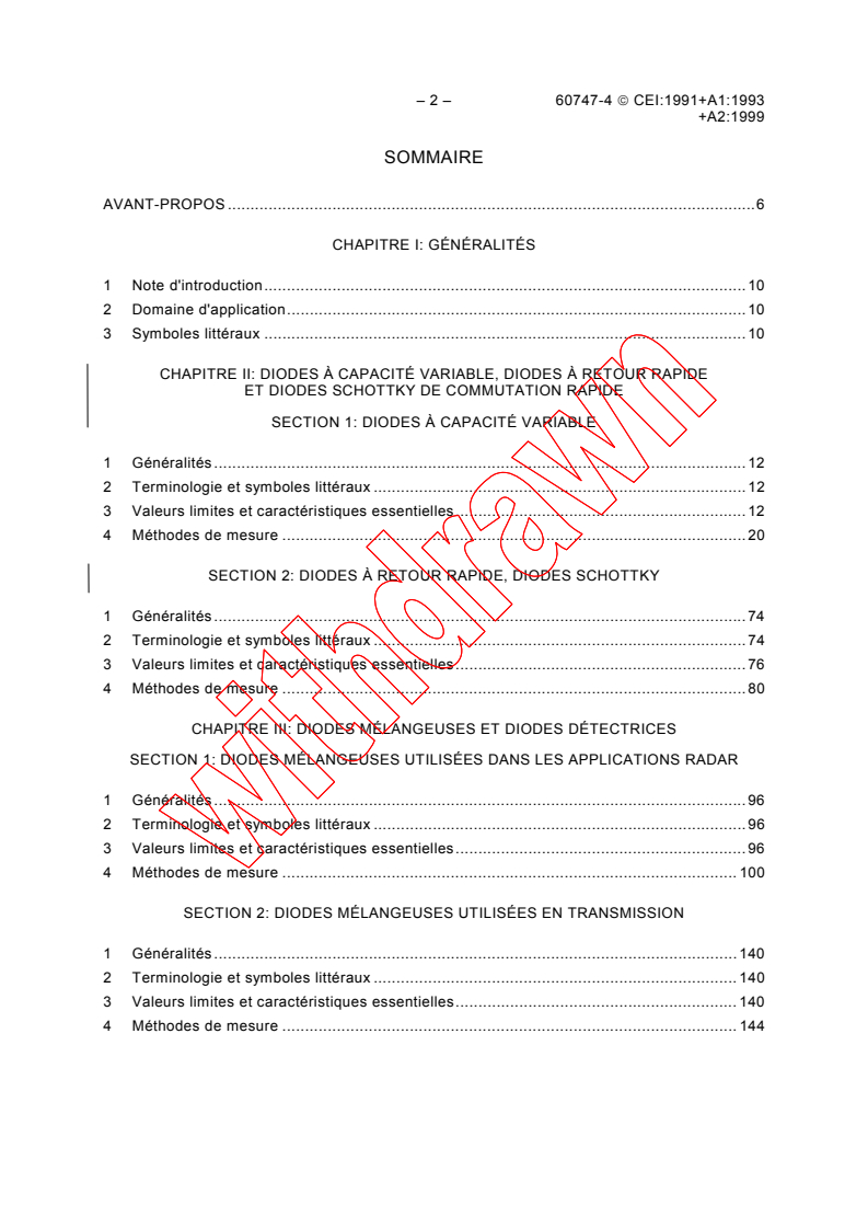 IEC 60747-4:1991 IEC 60747-4:1991+AMD1:1993+AMD2:1999 CSV - Semiconductor devices - Discrete devices - Part 4: Microwave devices
Released:9/26/2001
Isbn:2831857503 - Page 4 preview