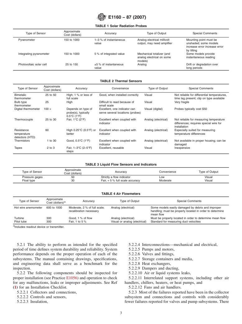 ASTM E1160-87(2007) - Standard Guide for On-Site Inspection and Verification of Operation of Solar Domestic Hot Water Systems