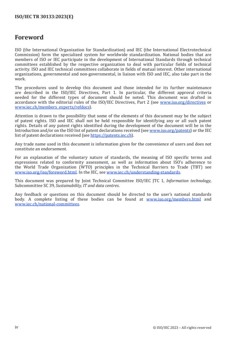 ISO/IEC TR 30133:2023 ISO/IEC TR 30133:2023 - Information technology — Data centres — Practices for resource-efficient data centres
Released:5. 05. 2023 - Page 4 preview