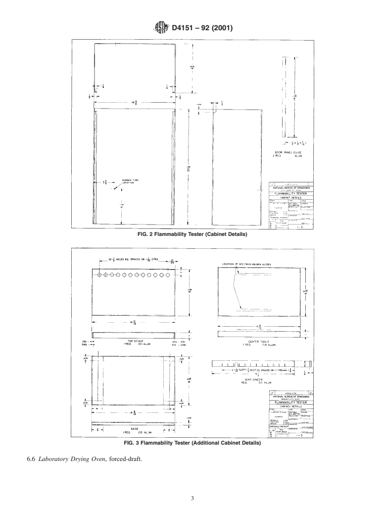 ASTM D4151-92(2001) - Standard Test Method for Flammability of Blankets (Withdrawn 2010)