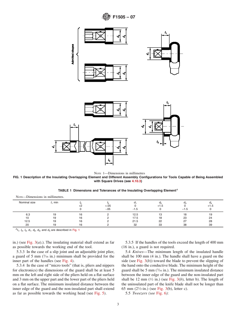 ASTM F1505-07 - Standard Specification for Insulated and Insulating Hand Tools