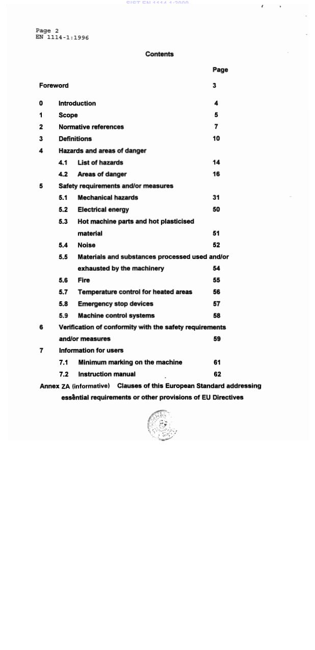 EN 1114-1:1996 EN 1114-1:2000 - Page 4 preview