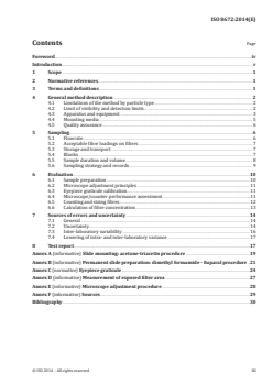 SIST ISO 8672:2015 ISO 8672:2014 - Air quality — Determination of the number concentration of airborne inorganic fibres by phase contrast optical microscopy — Membrane filter method
Released:4/29/2014 - Page 3 preview