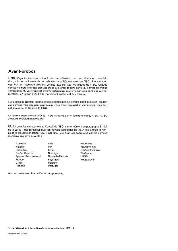 SIST ISO 931:1996 ISO 931:1980 - Bananes vertes -- Guide pour l'entreposage et le transport - Page 2 preview