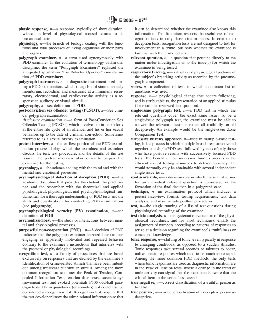 ASTM E2035-07 - Standard Terminology Relating to Forensic Psychophysiology