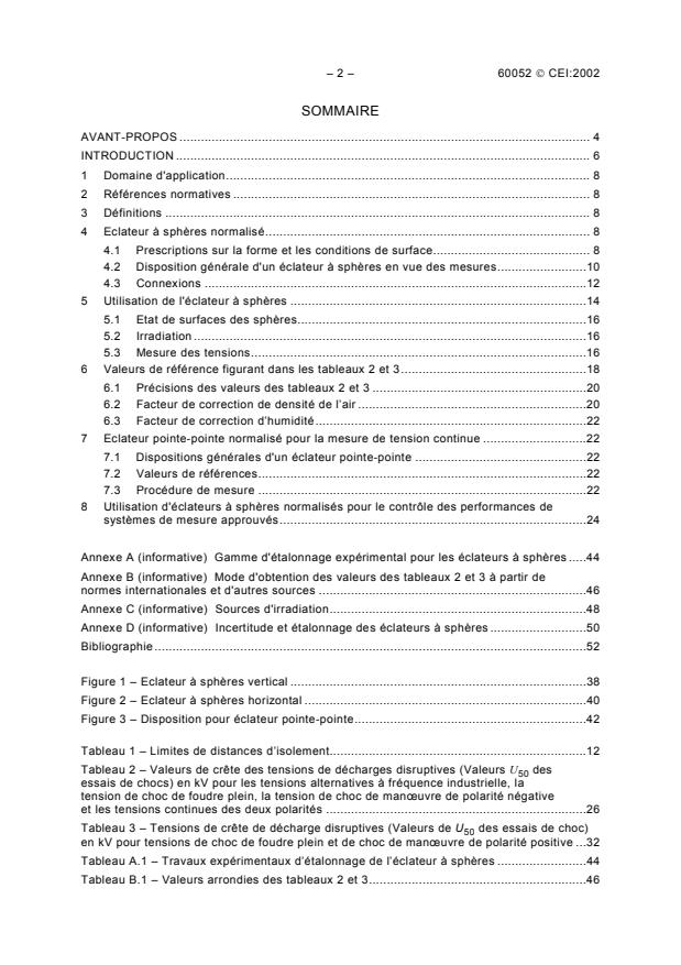 IEC 60052:2002 IEC 60052:2002 - Voltage measurement by means of standard air gaps - Page 4 preview