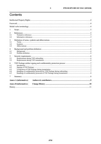 ETSI GS NFV-SEC 021 V2.6.1 (2019-06) - Network Functions Virtualisation (NFV) Release 2; Security; VNF Package Security Specification