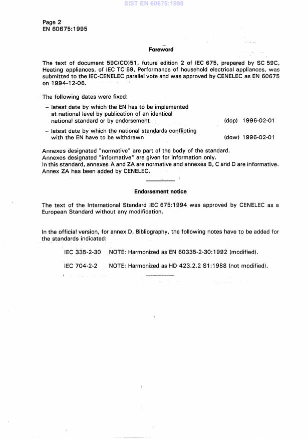 EN 60675:1995 EN 60675:1998 - Page 4 preview