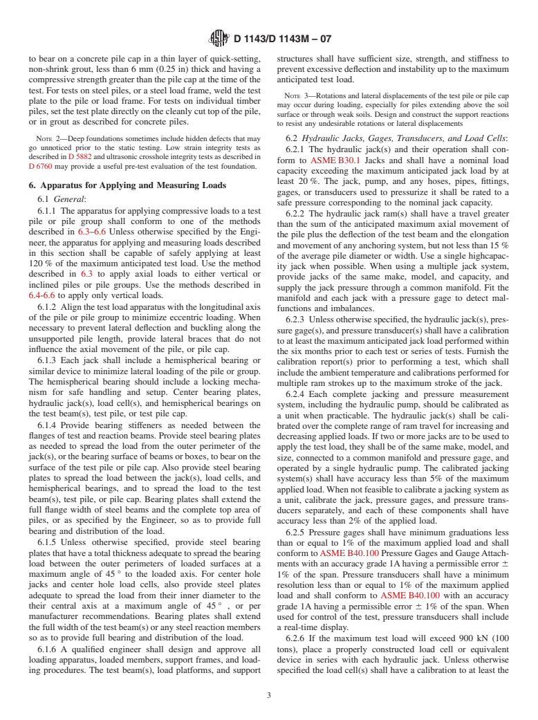 ASTM D1143/D1143M-07 - Standard Test Methods for  Deep Foundations Under Static Axial Compressive Load