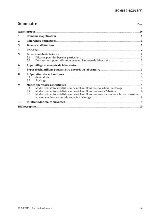 ISO 6887-6:2013 - Microbiologie des aliments -- Préparation des échantillons, de la suspension mere et des dilutions décimales en vue de l'examen microbiologique