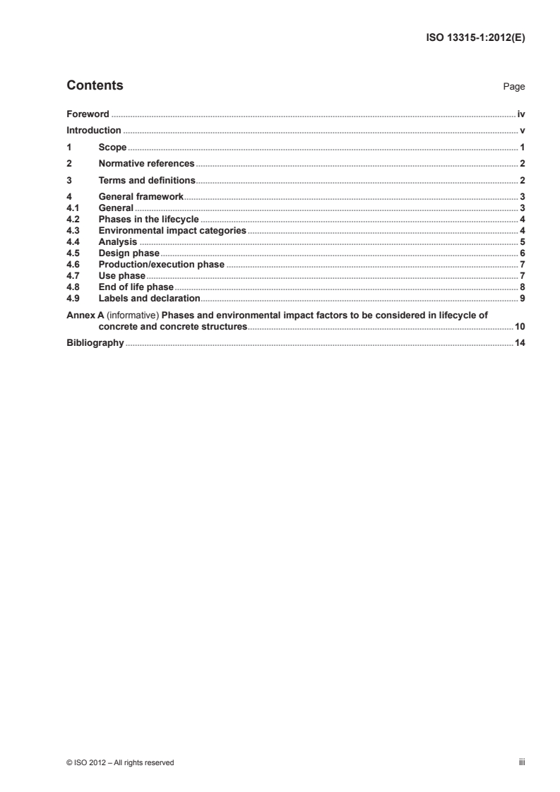 ISO 13315-1:2012 - Environmental management for concrete and concrete structures — Part 1: General principles
Released:2/13/2012