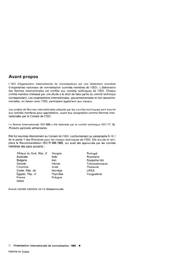 SIST ISO 948:1997 ISO 948:1980 - Épices -- Échantillonnage - Page 2 preview