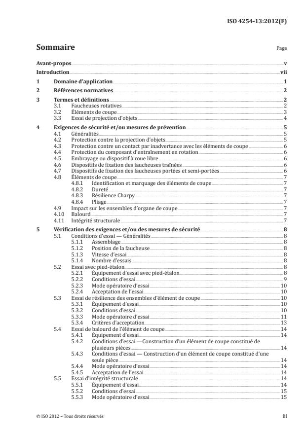 ISO 4254-13:2012 - Matériel agricole -- Sécurité