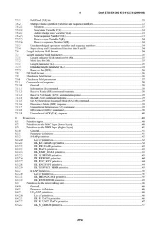 ETSI EN 300 175-4 V2.8.1 (2019-12) ETSI EN 300 175-4 V2.7.6 (2019-08) - Digital Enhanced Cordless Telecommunications (DECT); Common Interface (CI); Part 4: Data Link Control (DLC) layer - Page 4 preview