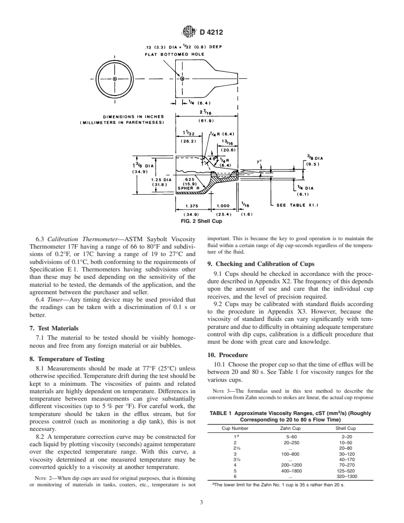 ASTM D4212-99 - Standard Test Method for Viscosity by Dip-Type Viscosity Cups