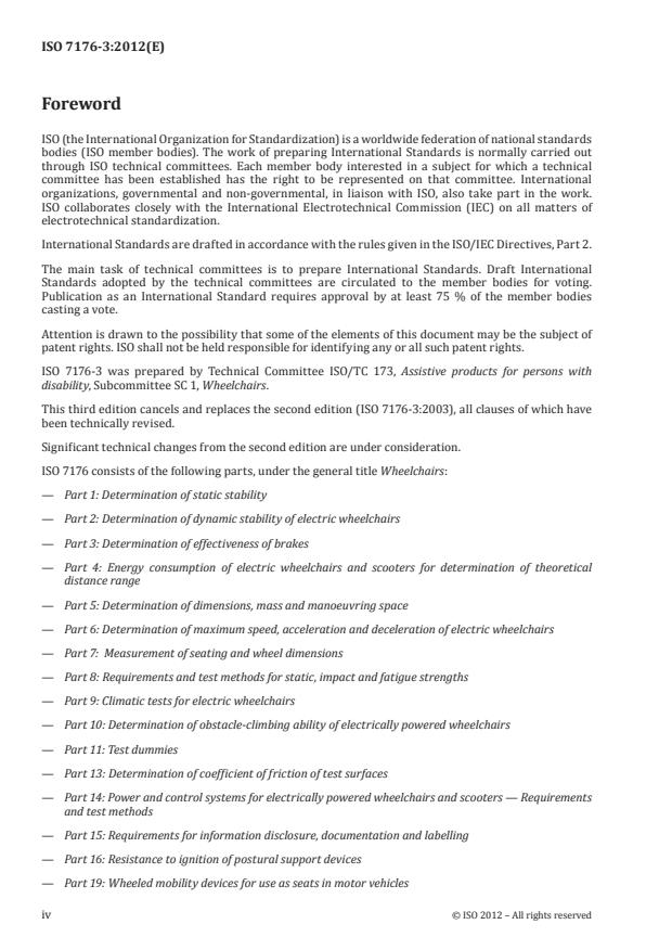 ISO 7176-3:2012 ISO 7176-3:2012 - Wheelchairs - Page 4 preview
