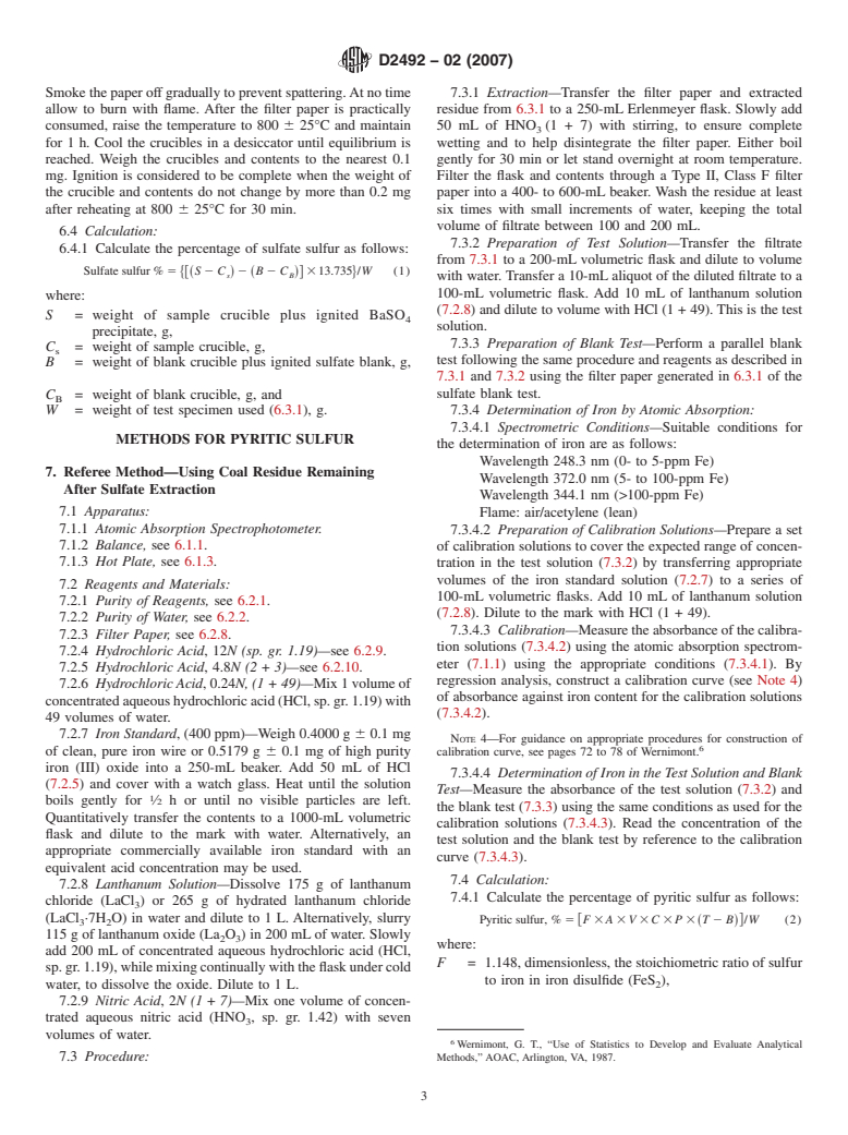 ASTM D2492-02(2007) - Standard Test Method for Forms of Sulfur in Coal