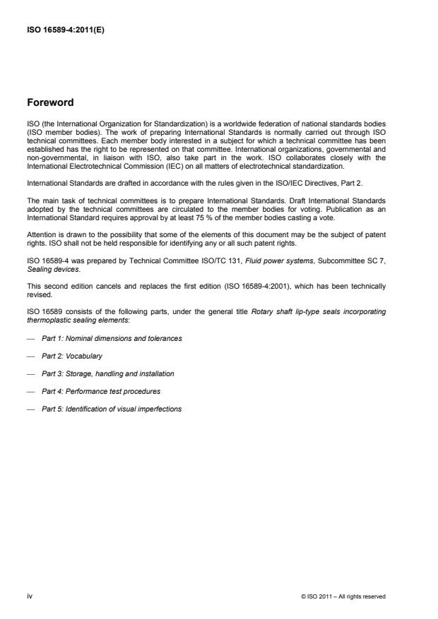 SIST ISO 16589-4:2014 ISO 16589-4:2011 - Rotary shaft lip-type seals incorporating thermoplastic sealing elements - Page 4 preview