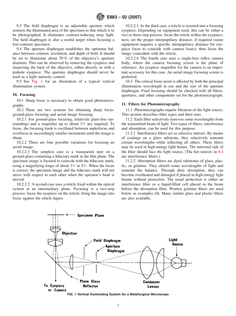 ASTM E883-02(2007) - Standard Guide for Reflected&#0150;Light Photomicrography